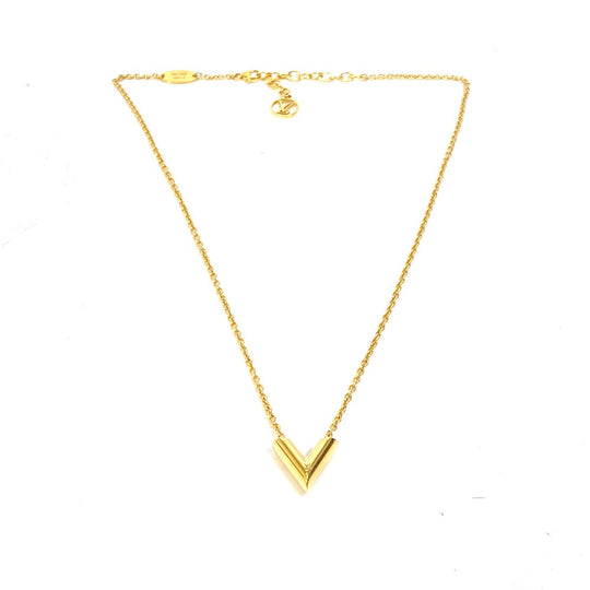 LOUIS VUITTON Necklace M61083 metal gold Necklace ・ Essential V