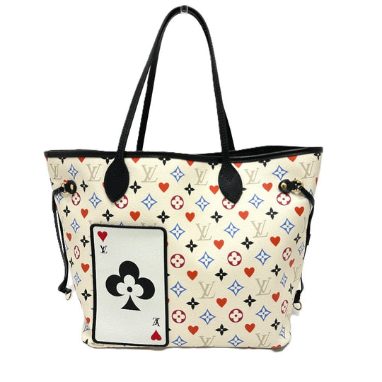 LOUIS VUITTON Tote Bag M57462 canvas multicolor Game on monogram Neverfull MM Women Used Authentic