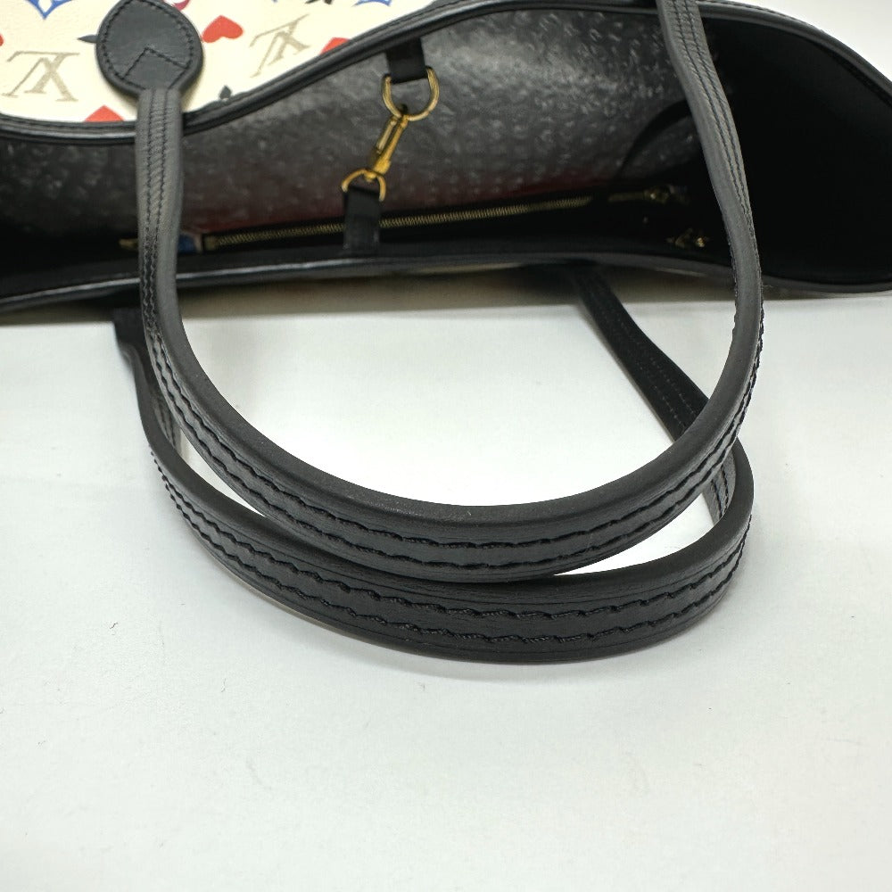 LOUIS VUITTON Tote Bag M57462 canvas multicolor Game on monogram Neverfull MM Women Used Authentic