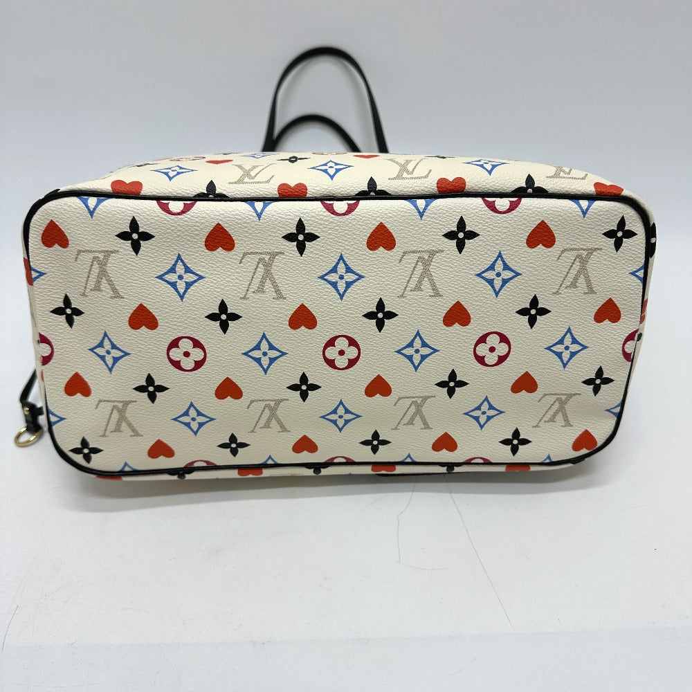 LOUIS VUITTON Tote Bag M57462 canvas multicolor Game on monogram Neverfull MM Women Used Authentic