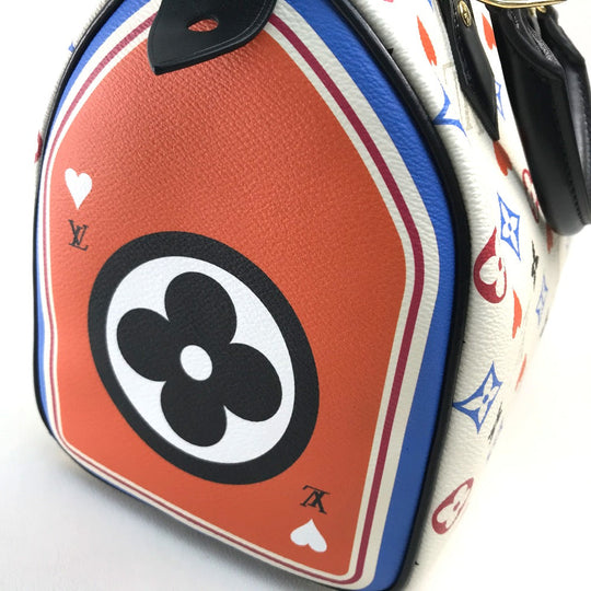 LOUIS VUITTON Handbag M57466 Monogram canvas White x Multicolor Monogram multi Speedy bandouliere 25 Women Used Authentic