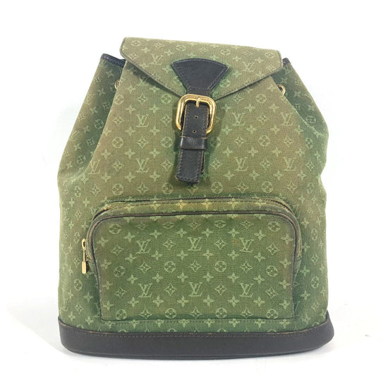 LOUIS VUITTON Backpack M92456 Monogram mini canvas khaki Monogram mini Montsouris GM unisex(Unisex) Used Authentic