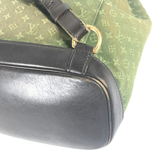 LOUIS VUITTON Backpack M92456 Monogram mini canvas khaki Monogram mini Montsouris GM unisex(Unisex) Used Authentic