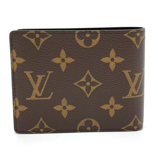 LOUIS VUITTON Folded wallet M80156 Monogram canvas Brown Animal Monogram Portefeuille Slender NM mens Used Authentic