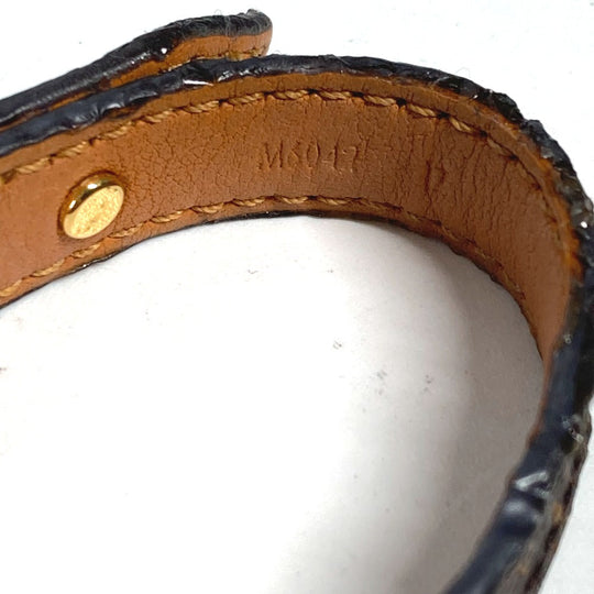 LOUIS VUITTON bracelet M6042F Monogram canvas Brown Monogram Bracelet Essential V Women 17 Used Authentic