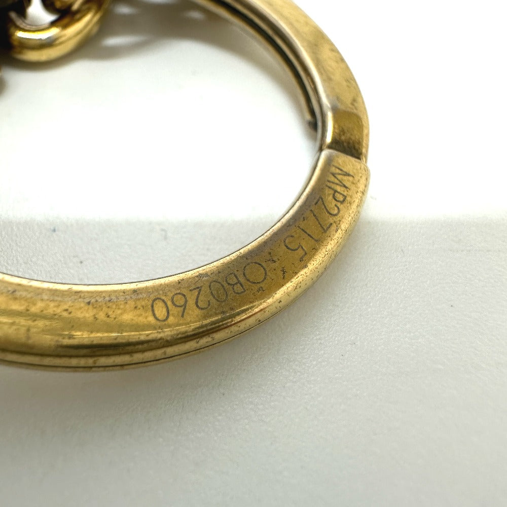 LOUIS VUITTON key ring MP2715 metal gold NIGO collaboration Porto Cle Squared LV mens Used Authentic