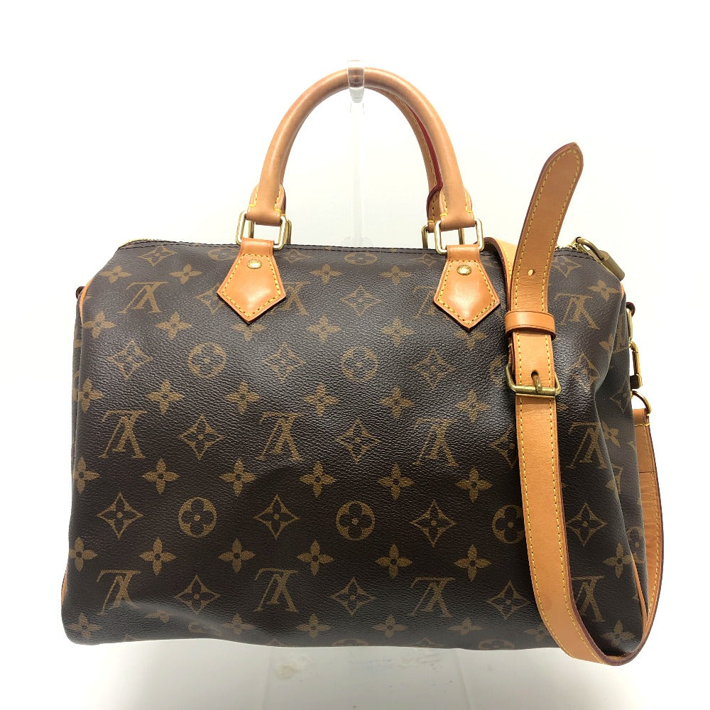LOUIS VUITTON Boston Duffel bag M41112 Monogram canvas Brown speedy bandouliere30 Women Used Authentic