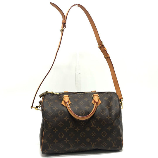 LOUIS VUITTON Boston Duffel bag M41112 Monogram canvas Brown speedy bandouliere30 Women Used Authentic