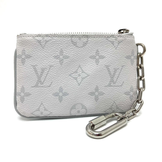 LOUIS VUITTON Coin case M67809 Monogram canvas white Coin Pocket Wallet Zipped pouch PM unisex(Unisex) Used Authentic