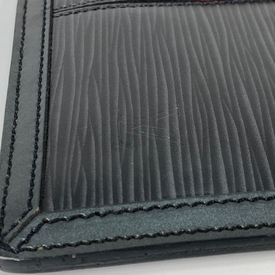 LOUIS VUITTON Tote Bag M54622 Epi Leather black Epi stretch Silver fizz mens Used Authentic