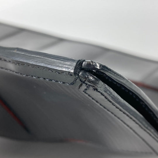 LOUIS VUITTON Tote Bag M54622 Epi Leather black Epi stretch Silver fizz mens Used Authentic