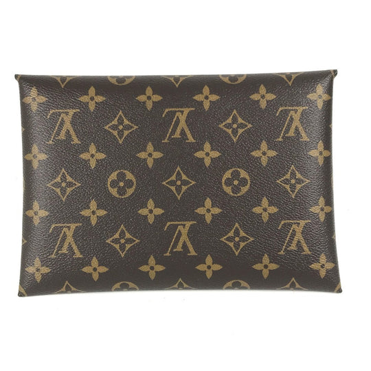 LOUIS VUITTON Clutch bag M62034 Monogram canvas Brown Monogram Pochette Kirigami Women Used Authentic