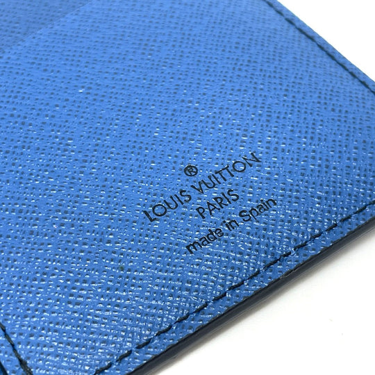 LOUIS VUITTON Long Wallet Purse M68718 Epi Leather Blue x red x green Epi Portefeuille Brother NM Women(Unisex) Used Authentic