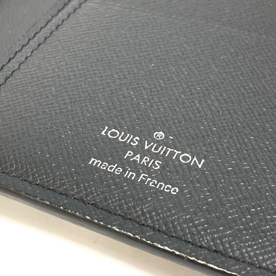 LOUIS VUITTON Long Wallet Purse N40415 PVC, Leather, Damier Graphite Canvas black Portefeuille Blaza NM mens Used Authentic