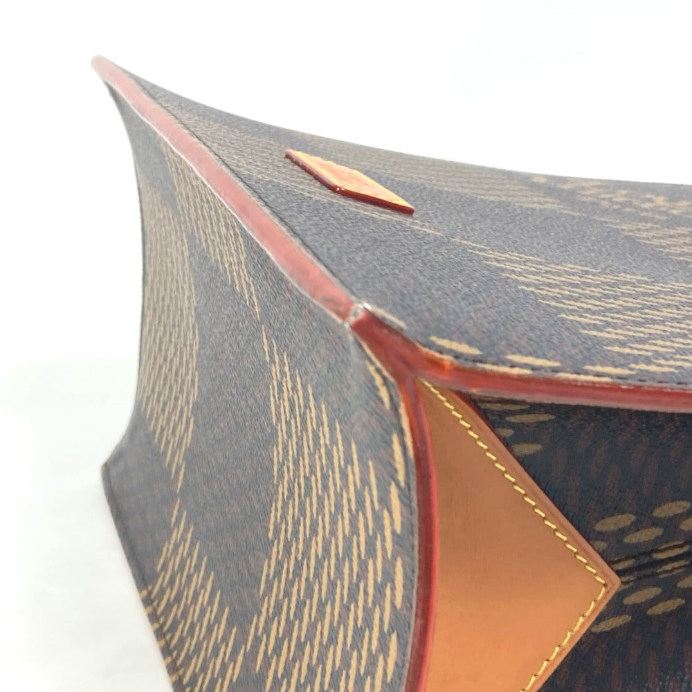 LOUIS VUITTON Tote Bag N40355 Damier canvas Brown Damier Giant NIGO collaboration Mini tote mens Used Authentic