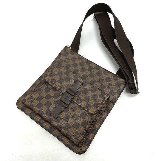 LOUIS VUITTON Shoulder Bag N51127 Damier canvas Brown Damier Pochette Merville Women(Unisex) Used Authentic