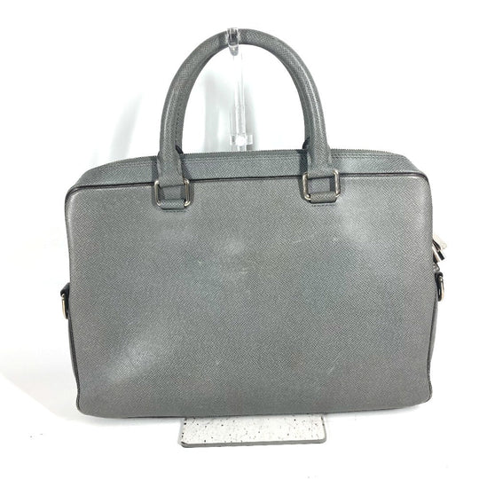 LOUIS VUITTON Business bag M32711 Taiga Leather gray Taiga Taiga Porto Document Business PDB mens Secondhand Authentic