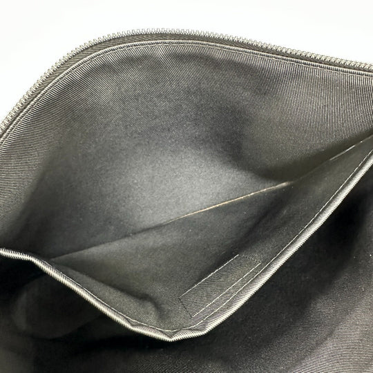LOUIS VUITTON Clutch bag M63373 Plastics black Monogram Eclipse Glaze Pochette Cosmos mens Used Authentic