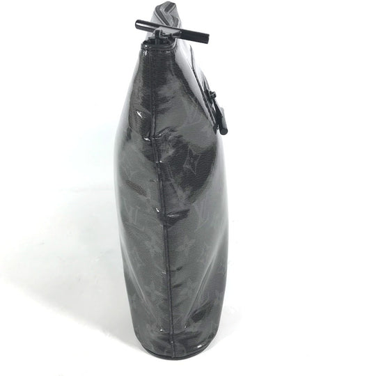 LOUIS VUITTON Clutch bag M63373 Plastics, Leather black Monogram Eclipse Glaze, Japan, Tokyo, Shinjuku Isetan Exclusive Pochette Cosmos mens Used Authentic