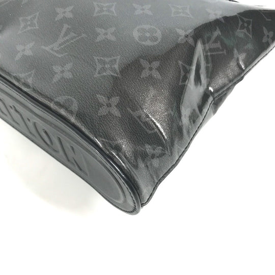 LOUIS VUITTON Clutch bag M63373 Plastics, Leather black Monogram Eclipse Glaze, Japan, Tokyo, Shinjuku Isetan Exclusive Pochette Cosmos mens Used Authentic