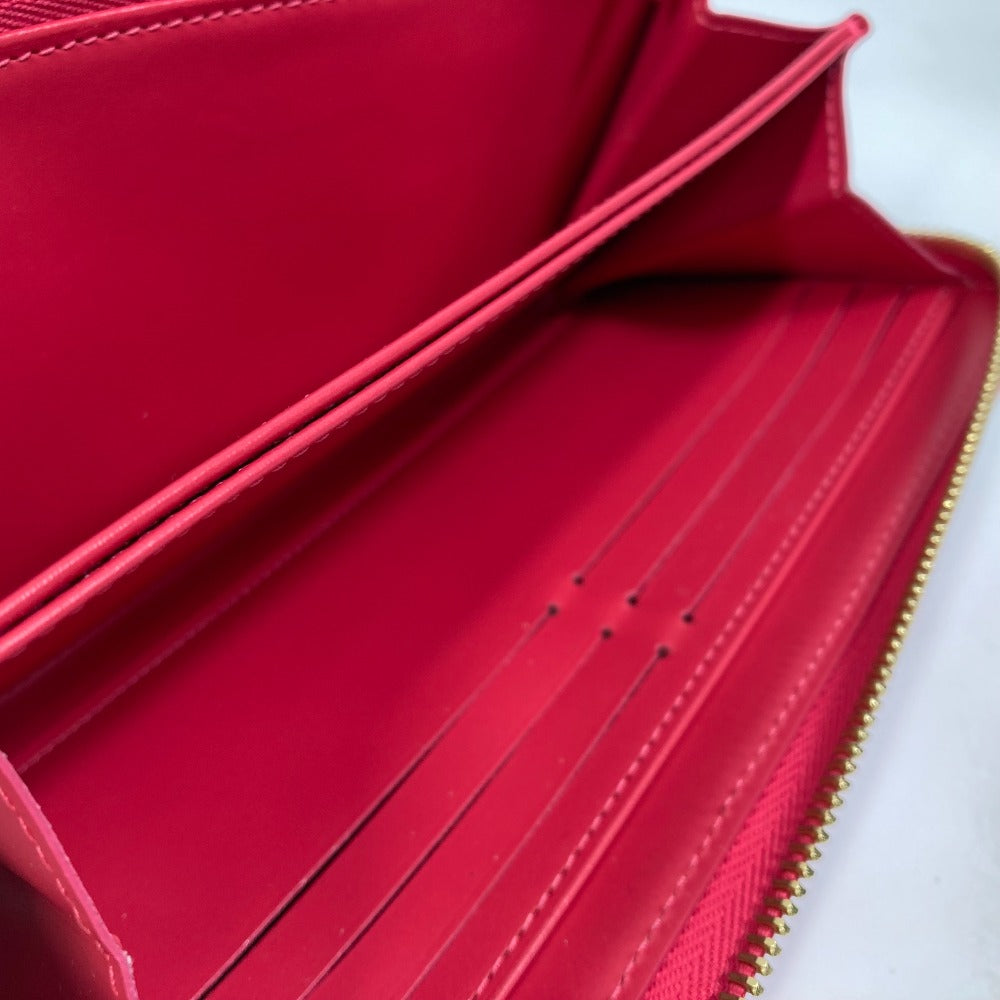 LOUIS VUITTON Long Wallet Purse M81154 Monogram Vernis pink Monogram Vernis Zippy wallet Women Used Authentic