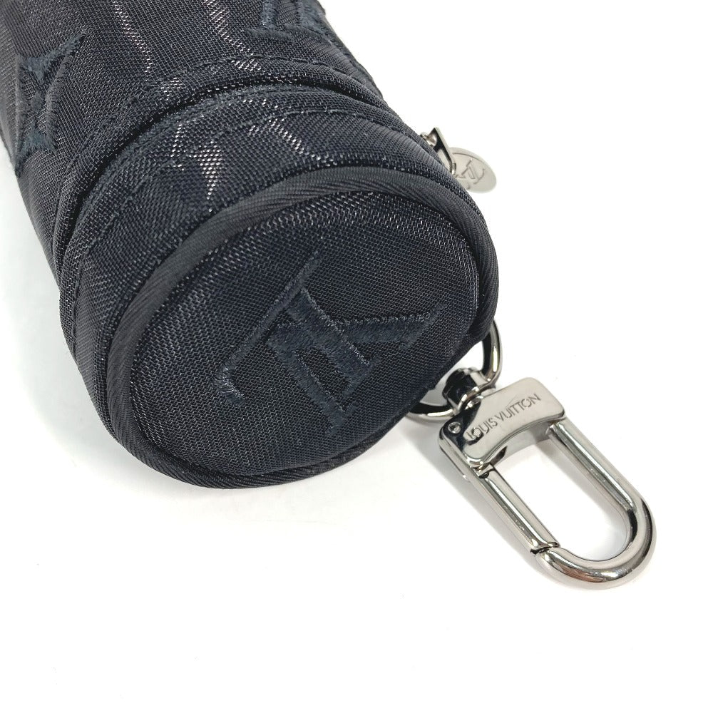 LOUIS VUITTON Pouch M77147 Cotton, Polyester black monogram mesh Pouch only Women Used Authentic