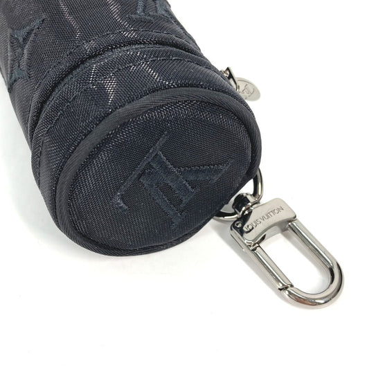 LOUIS VUITTON Pouch M77147 Cotton, Polyester black monogram mesh Pouch only Women Used Authentic
