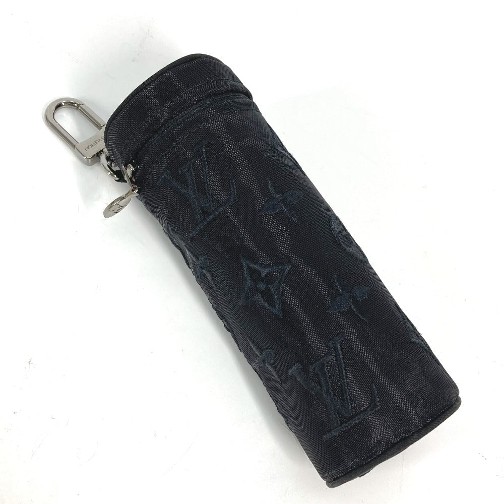 LOUIS VUITTON Pouch M77147 Cotton, Polyester black monogram mesh Pouch only Women Used Authentic