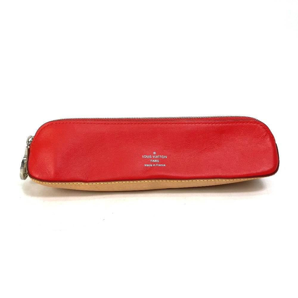 LOUIS VUITTON pencil case GI0009 Monogram canvas Red Monogram Truth Elizabet Women Used Authentic