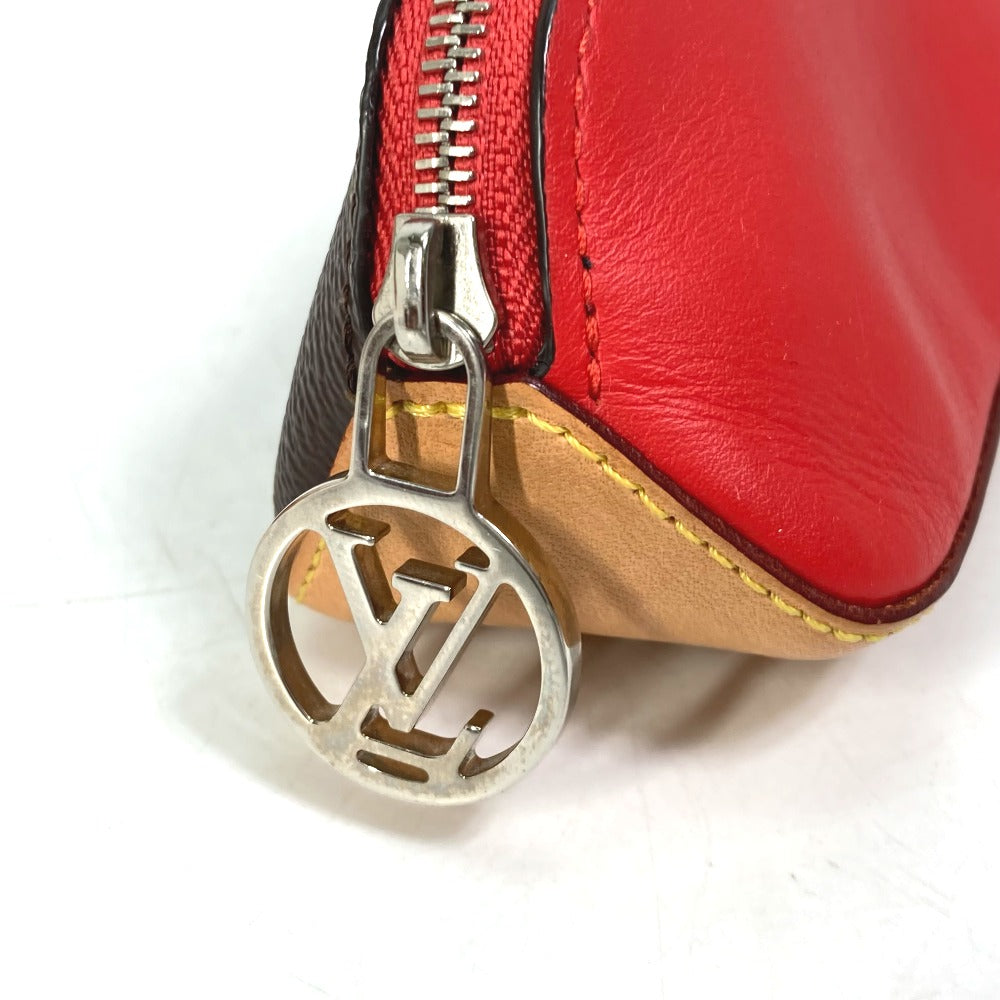 LOUIS VUITTON pencil case GI0009 Monogram canvas Red Monogram Truth Elizabet Women Used Authentic