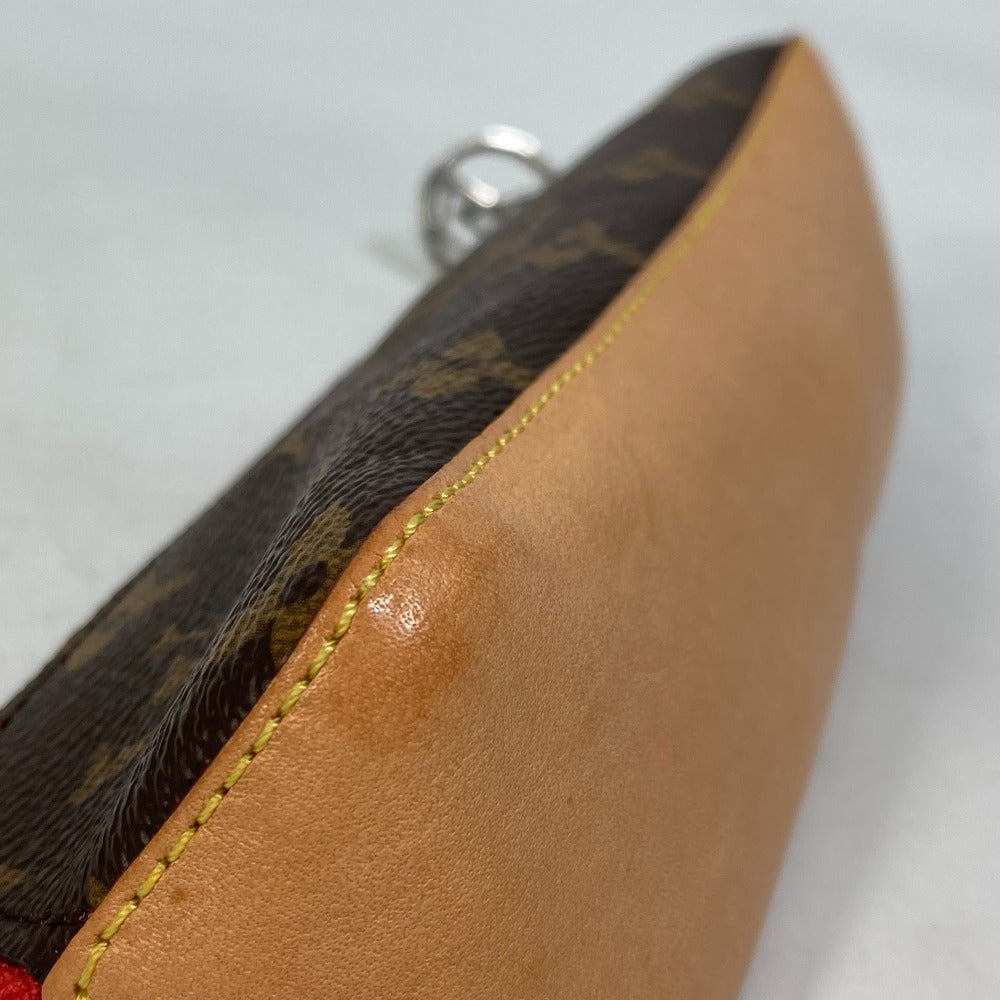 LOUIS VUITTON pencil case GI0009 Monogram canvas Red Monogram Truth Elizabet Women Used Authentic