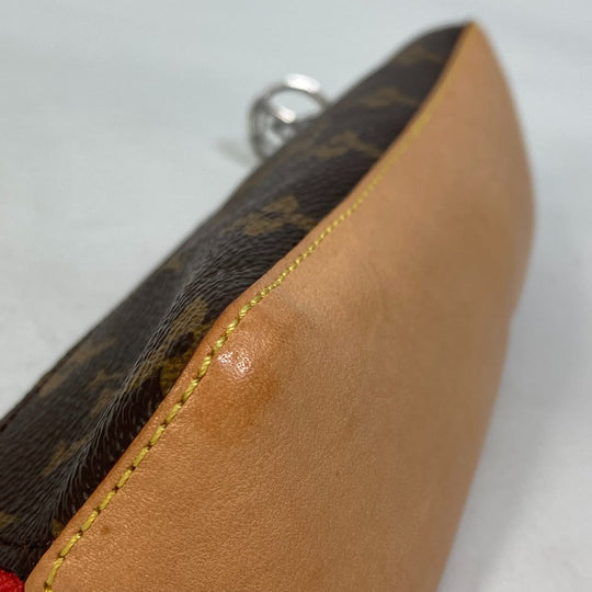 LOUIS VUITTON pencil case GI0009 Monogram canvas Red Monogram Truth Elizabet Women Used Authentic
