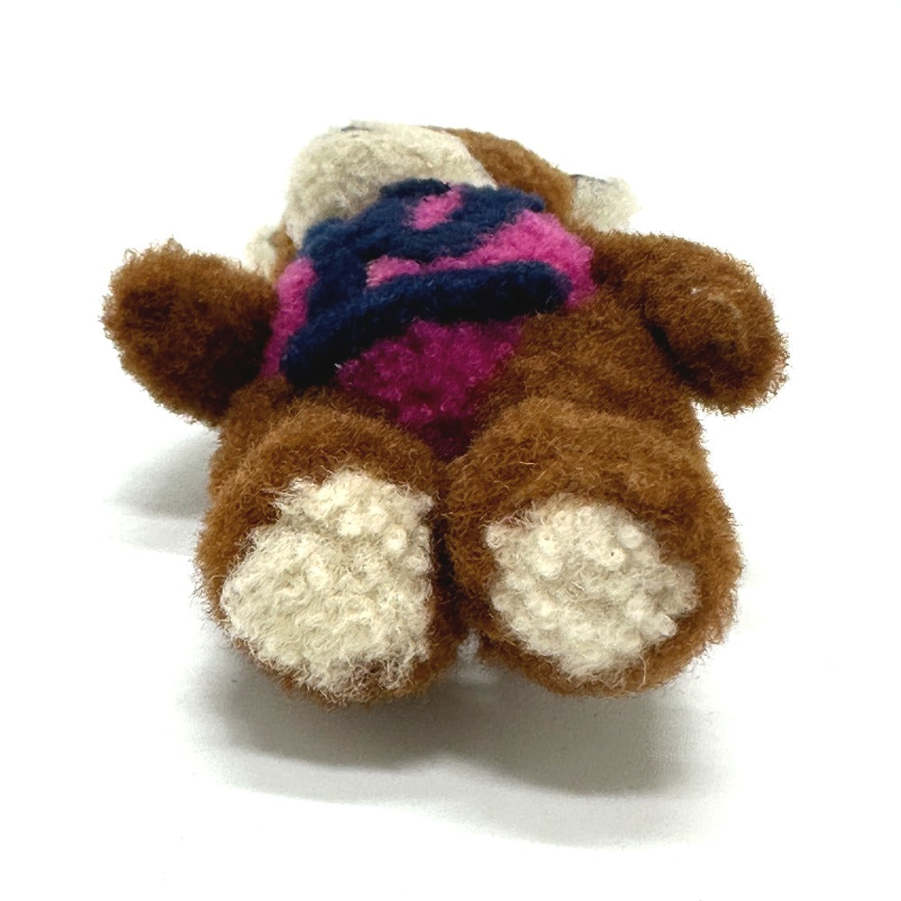 LOUIS VUITTON key ring M69854 mohair Brown Porto Cle LV Teddy Bear