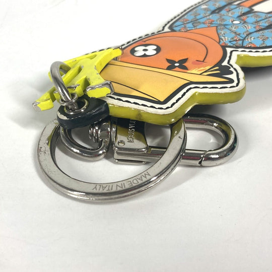 LOUIS VUITTON key ring MP2922 leather Brown LV Friends Monogram Porto Cre LV Scarecrow Women Used Authentic