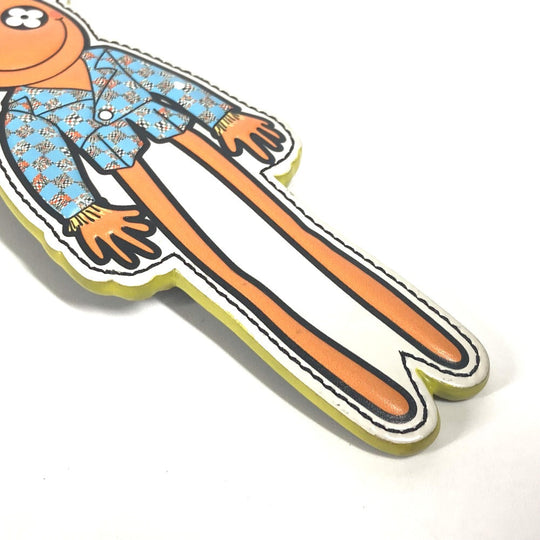 LOUIS VUITTON key ring MP2922 leather Brown LV Friends Monogram Porto Cre LV Scarecrow Women Used Authentic