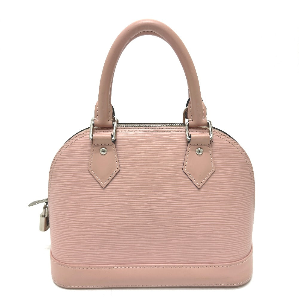 LOUIS VUITTON Handbag M41327 Epi-electric leather pink Shoulder Bag Crossbody Alma BB Women Used Authentic