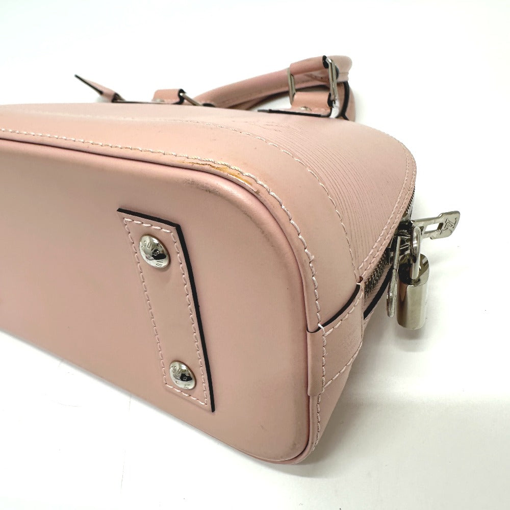 LOUIS VUITTON Handbag M41327 Epi-electric leather pink Shoulder Bag Crossbody Alma BB Women Used Authentic