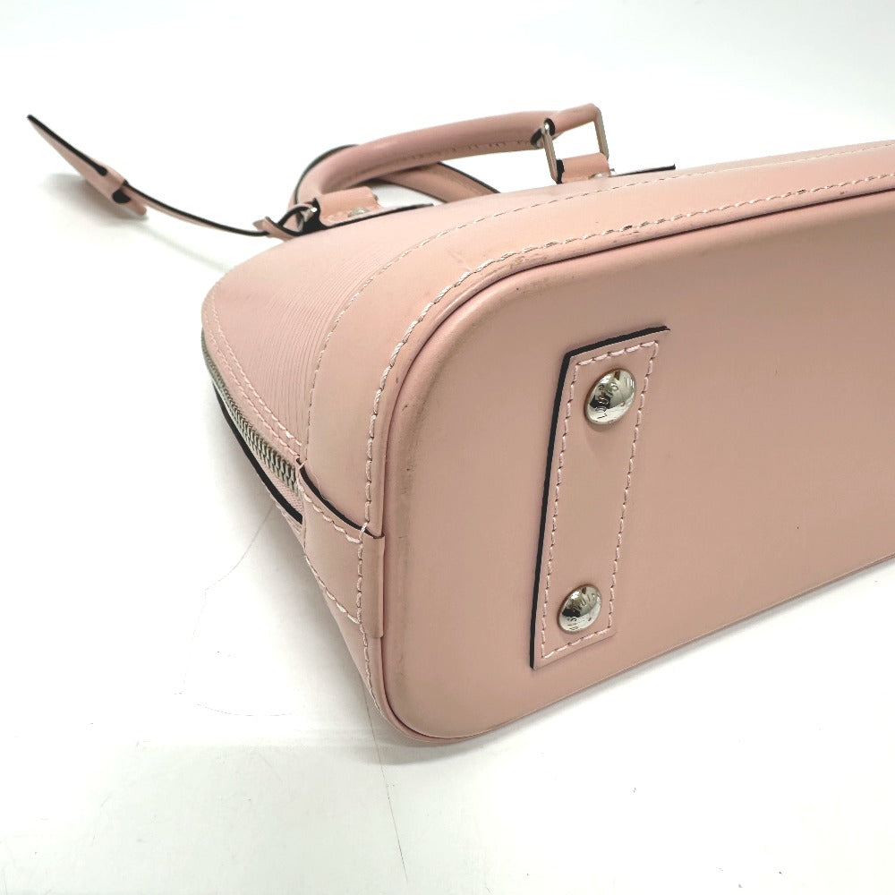 LOUIS VUITTON Handbag M41327 Epi-electric leather pink Shoulder Bag Crossbody Alma BB Women Used Authentic