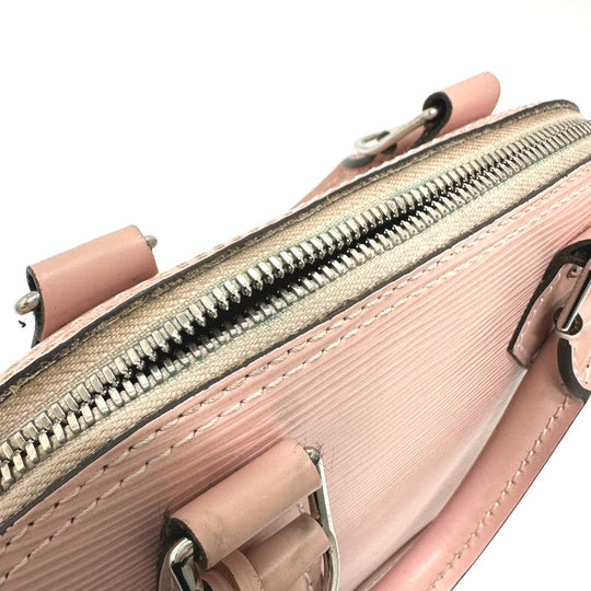 LOUIS VUITTON Handbag M41327 Epi-electric leather pink Shoulder Bag Crossbody Alma BB Women Used Authentic