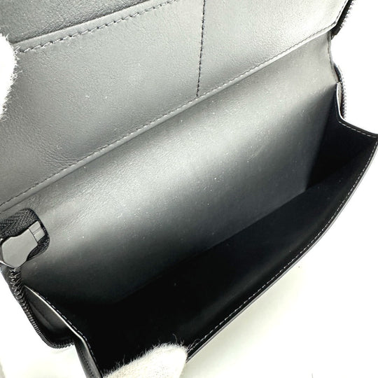 LOUIS VUITTON Long Wallet Purse M69047 Taurillon Clemence Leather black Monogram Zippy wallet ã» Vertical mens Secondhand Authentic