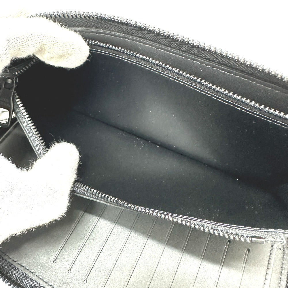 LOUIS VUITTON Long Wallet Purse M69047 Taurillon Clemence Leather black Monogram Zippy wallet ã» Vertical mens Secondhand Authentic