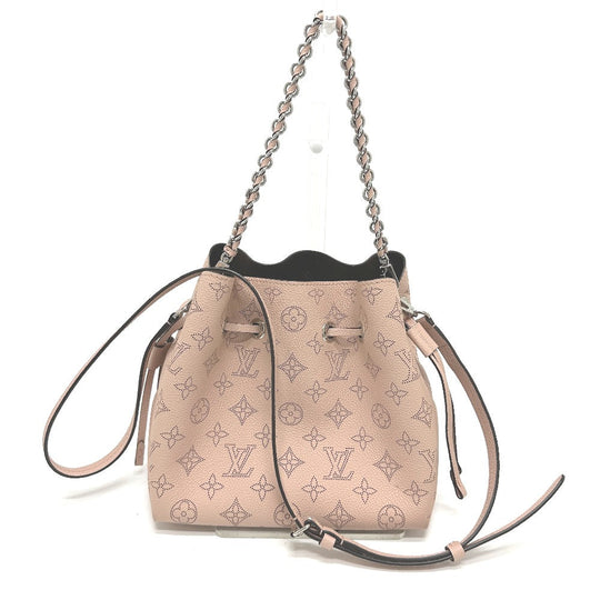 LOUIS VUITTON Shoulder Bag ‚l57068 monogram mahina leather pink Monogram Mahina Bella Women Used Authentic