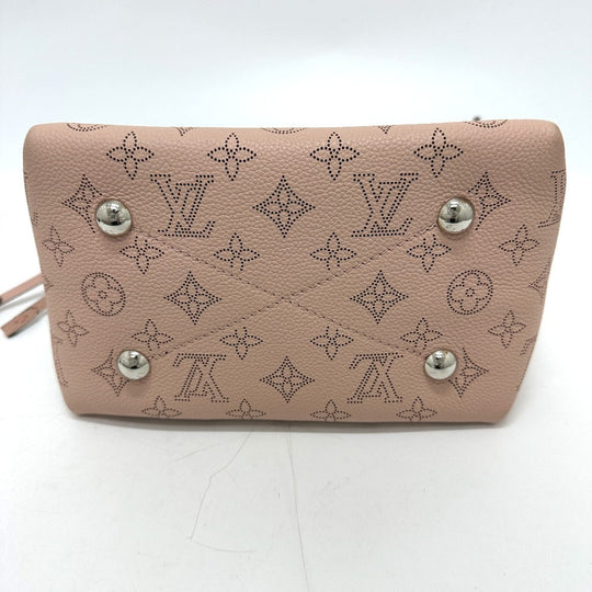 LOUIS VUITTON Shoulder Bag ‚l57068 monogram mahina leather pink Monogram Mahina Bella Women Used Authentic