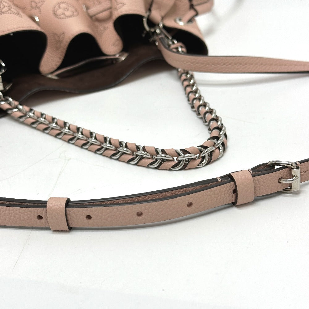 LOUIS VUITTON Shoulder Bag ‚l57068 monogram mahina leather pink Monogram Mahina Bella Women Used Authentic