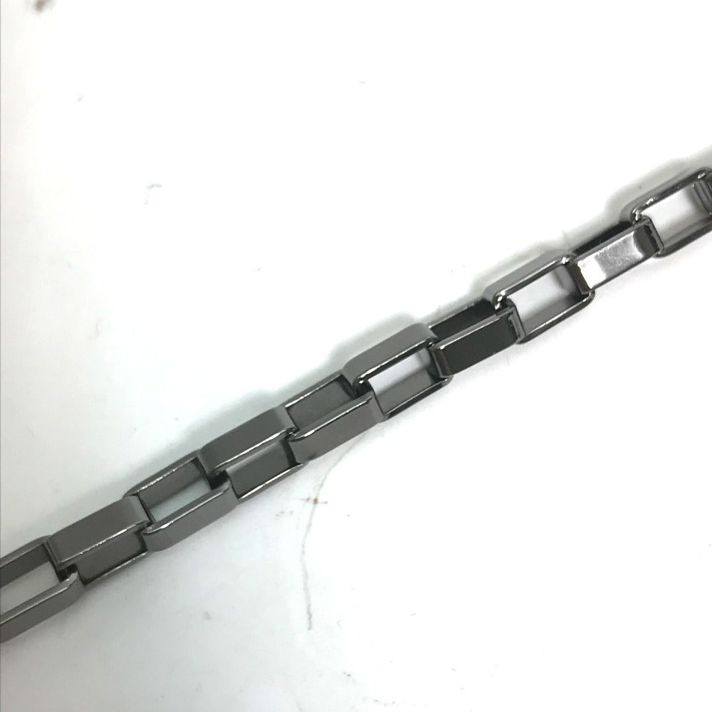 LOUIS VUITTON bracelet MP2226 metal Silver Accessories Damier colors logo mens Used Authentic