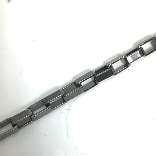 LOUIS VUITTON bracelet MP2226 metal Silver Accessories Damier colors logo mens Used Authentic