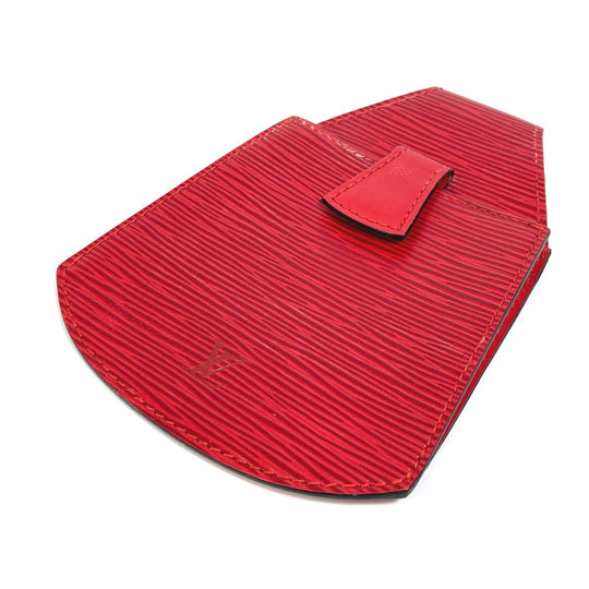 LOUIS VUITTON Waist bag M52907 Epi Leather Red Epi Shah Wood Women Used Authentic
