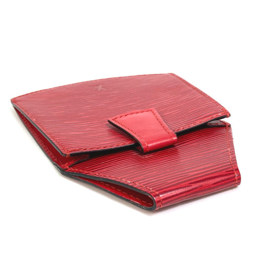 LOUIS VUITTON Waist bag M52907 Epi Leather Red Epi Shah Wood Women Used Authentic