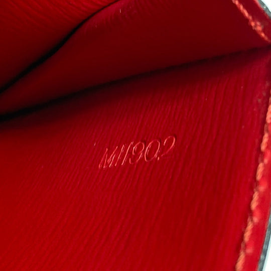 LOUIS VUITTON Waist bag M52907 Epi Leather Red Epi Shah Wood Women Used Authentic