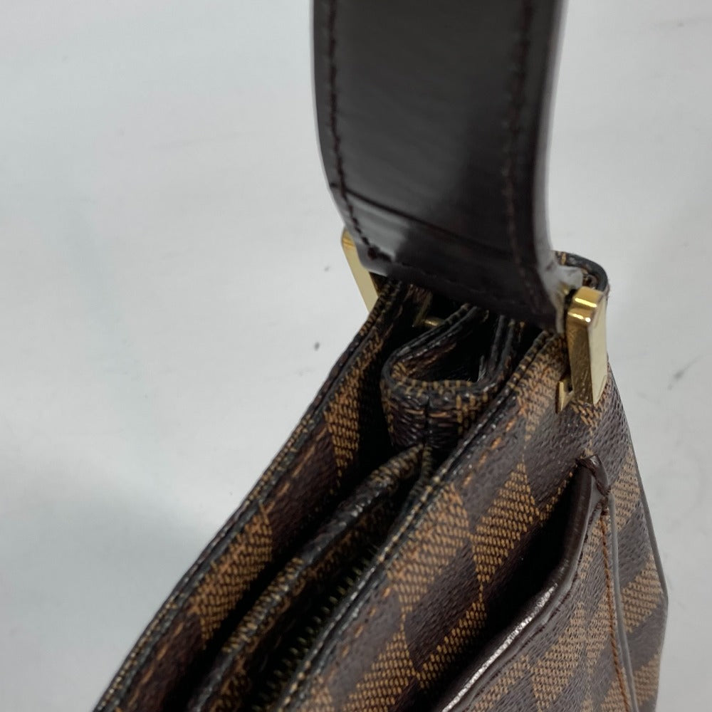 LOUIS VUITTON Shoulder Bag  N51129  Damier canvas Brown Damier Aubagne Women Used Authentic